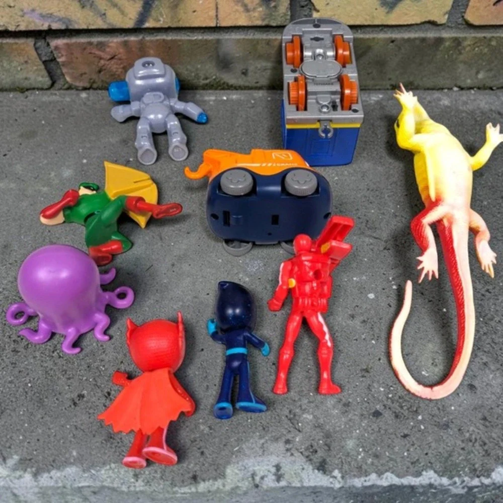 PJ Masks Owlette Night Ninja Power‎ Rangers Red Green Arrow Botley Toyb